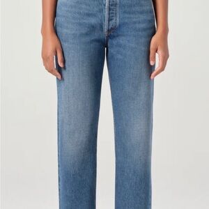 Agolde Straight Leg Blue Jeans